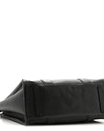 Grained Calfskin Medium The Tote Bag Black