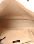 Linen Calfskin Rive Gauche Tote Optic White