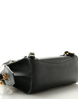 Smooth Calfskin Neo Classic Brass Hardware Nano City Crossbody Black