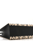 Empreinte Monogram Giant Broderies Onthego MM Cream Black