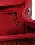 Caviar Quilted Small Business Affinity Flap Dark Pink