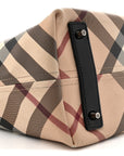 Supernova Check Small Nickie Tote Black