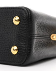 Taurillon Braided Capucines Mini Black