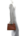 Veau Grain Lisse Kelly Sellier 32 Noisette