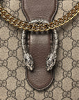GG Supreme Monogram Medium Dionysus Bucket Bag Beige New Acero