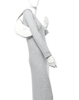 Soft Calfskin Small Arque Shoulder Bag White