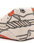 H Plume Canvas Swift Printed Quadrige au Fil Steeple 25 Bag Gris Beige Ecru Beige Gold