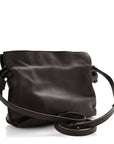 Calfskin Mini Flamenco Knot Bag Chocolate