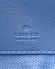 Dollar Calfskin Enamel Super Mini GG Marmont Chain Shoulder Bag Light Pink Blue