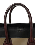 Smooth Calfskin Mini Tri-Color Luggage Grey