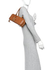 Nappa Small Beau Top Handle Bag Cognac