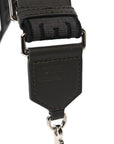 X SUNA FUJITA Calfskin Jacquard Mushroom Anagram Strap Maple
