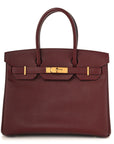 Epsom Birkin 30 Rouge H