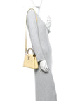 Taurillon Snakeskin Mini Capucines Banane