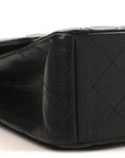 Caviar Quilted Maxi Double Flap Black