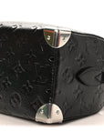 Calfskin Monogram Saga Speedy Trunk 20 Black