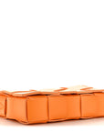 Nappa Maxi Intreccio Cassette Bag Tangerine