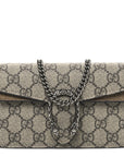 GG Supreme Monogram Super Mini Dionysus Shoulder Bag Taupe