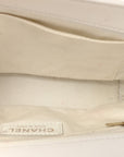 Caviar Quilted Medium Business Affinity Flap White
