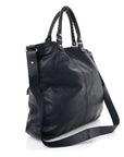 Agneau Classic Silver Hardware Hexagon Bleu Mineral