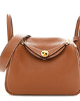 Taurillon Clemence Mini Lindy 20 Gold