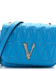 Nappa Quilted Virtus Bag Blue