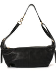 Shiny Grained Calfskin Macrocannage Medium D-Journey Bag Black