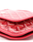 Goyardine Le Jardin Plumet Wallet Clutch Fuchsia