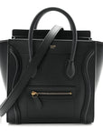Smooth Calfskin Nano Luggage Black
