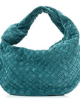 Suede Calfskin Intrecciato Teen Jodie Hobo Scuba
