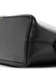 Calfskin GG Web Small Ophidia Dome Shoulder Bag Black