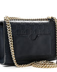 GCCIssima Small Padlock Shoulder Bag Blue Agata