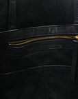 Soft Grained Calfskin Small Belt Cabas Phantom Black