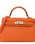 Epsom Mini Kelly Sellier 20 Orange