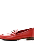 Calfskin Matte Crocodile Womens Paris Loafers 36 Orange Solaire