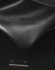 Grained Calfskin Small Rodeo Top Handle Handbag Black