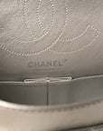 Metallic Lambskin Quilted 2.55 Reissue 225 Flap Silver