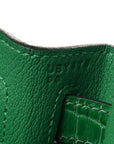 Togo Shiny Niloticus Crocodile Kelly Retourne Touch 28 Bambou