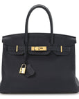 Togo Birkin 30 Bleu Nuit