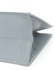 Calfskin Embossed Medium Book Tote Grey