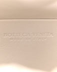 Calfskin Intrecciato Small Castello Bucket Bag White