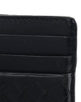 Nappa Intrecciato Card Holder Deep Blue