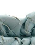 Nappa Maxi Intrecciato The Pouch Oversized Clutch Teal Washed