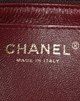 Felt Quilted Paris-Hamburg Charms Mini Rectangular Flap Black Dark Navy