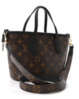 Monogram Neverfull Inside Out Bandouliere BB Black