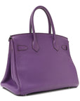 Taurillon Clemence Birkin 30 Ultraviolet
