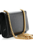Grain De Poudre Small Monogram Kate Satchel Black