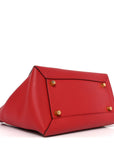Grained Calfskin Mini Belt Bag Coquelicot