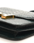 Matte Alligator Constance 18 Vert Cypress