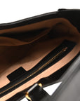 Boarded Dyana Lux Calfskin Small Jackie 1961 Hobo Black
